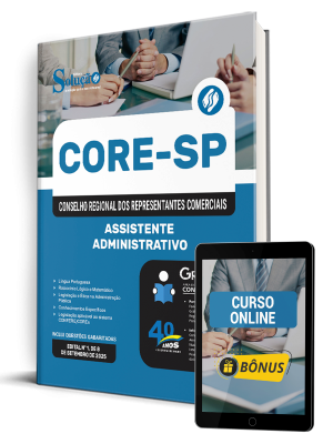 Apostila CORE-SP 2025 - Assistente Administrativo - Imagem 1